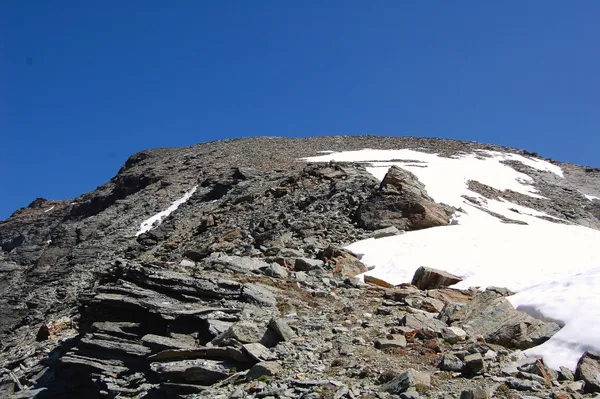 Der Gipfelaufbau des Diablon des Dames