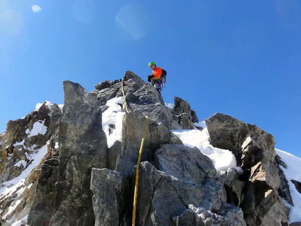 Abstieg auf dem Grat
