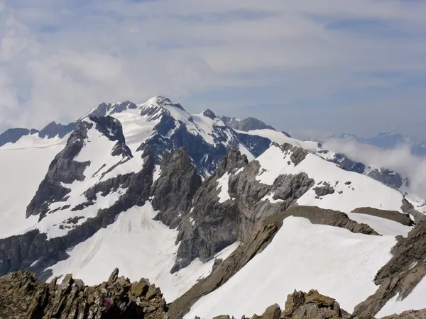 Aussicht vom Gemsfairenstock zum Clariden