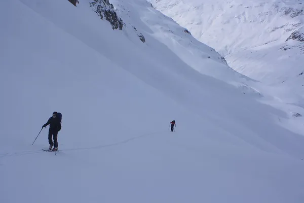 Aufstieg im einsamen Val da Fain