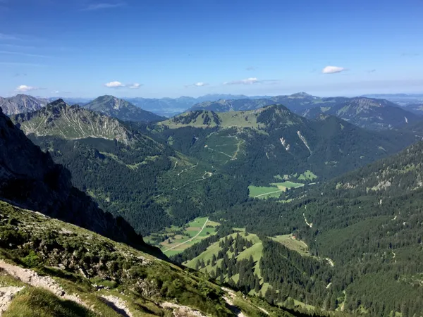 Ausblick nach Österreich