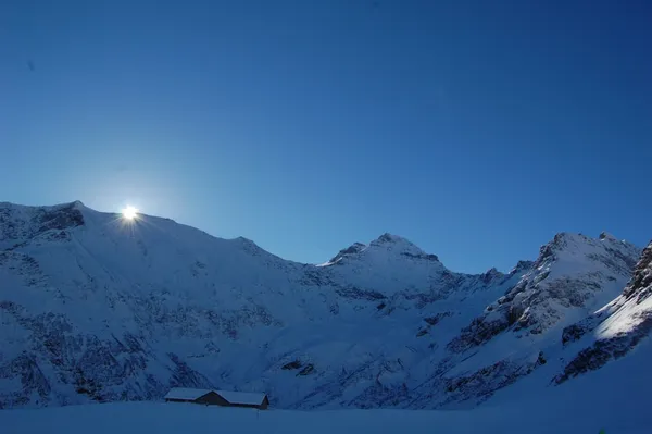 Hausstock NE-Wand am Silvester-Nachmittag
