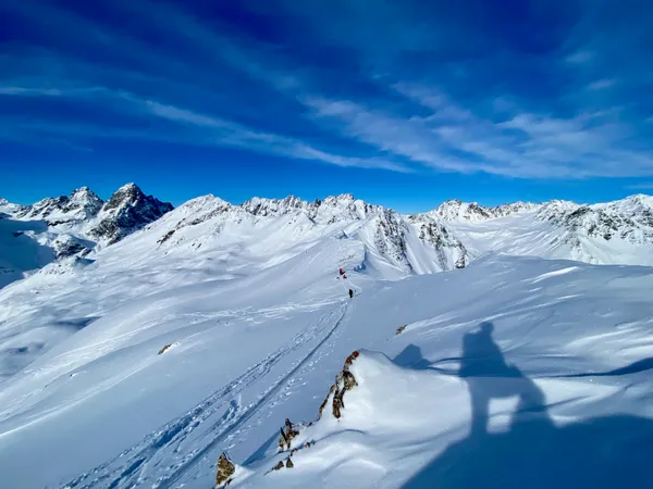 Ankunft an der Gratkante Fil da Tuoi