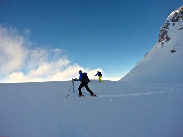 Aufstieg Kärpfscharte (Foto: Niki)