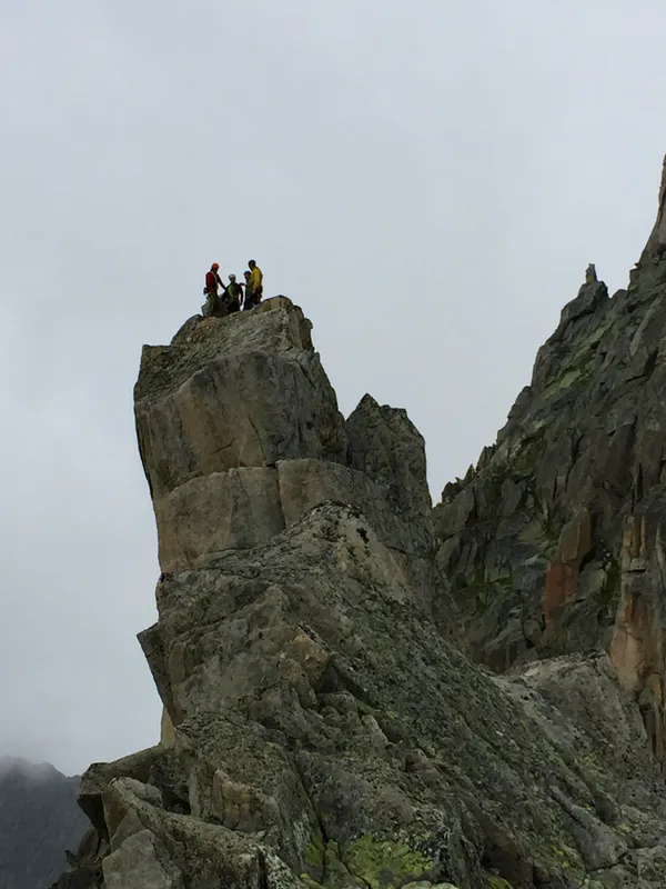 Ein Teil unserer Gruppe auf dem Kleinen Kamel