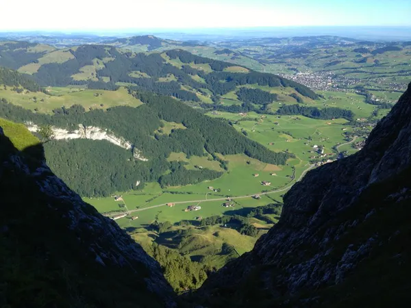 Blick aus dem Aufstieg zum Zahme Gocht nach Norden