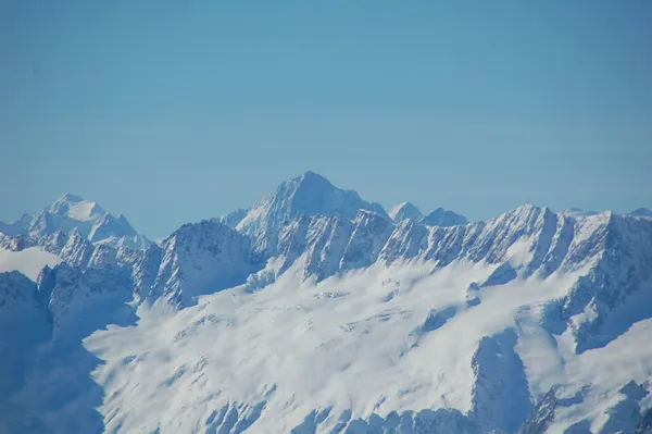 Aletschhorn und Finsteraarhorn