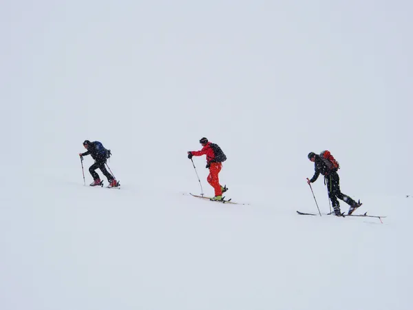 Wiederaufstieg zur Diavolezza