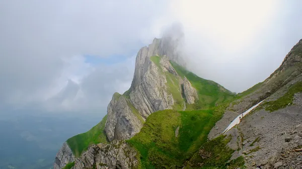 Blick zurück zu den Altenalptürm