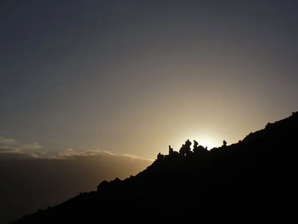 Abendstimmung im Camp 3