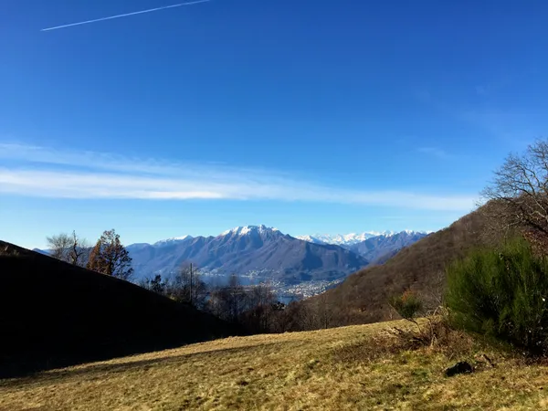 Aussicht zum Gridhone, dahinter die Walliser Viertausender