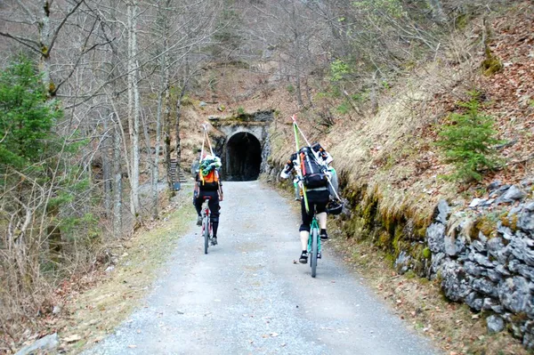 Mit dem Bike in Richtung Hinter Sand