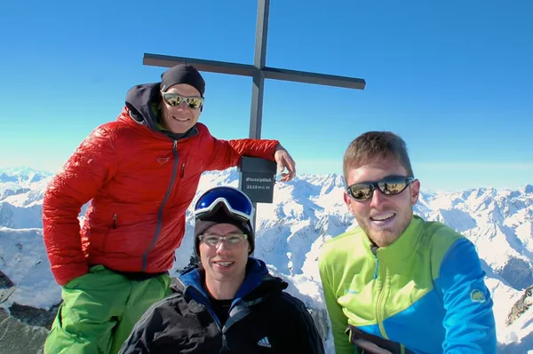 Zufriedene Gesichter auf dem Oberalpstock