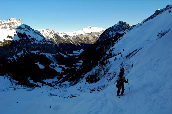 Steiler Aufstieg zum Jägerhüttli