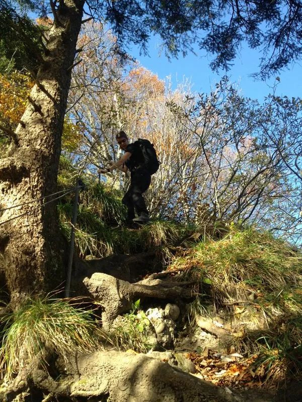 Abstieg von der Höch Hand
