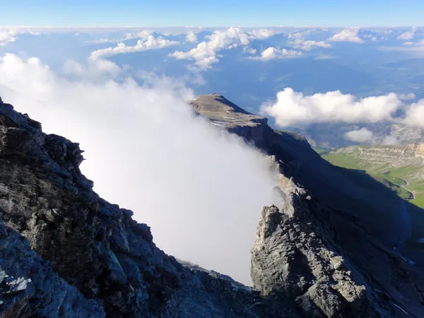 Auf dem Gipfel: Tolle Stimmung am Tschepgrat