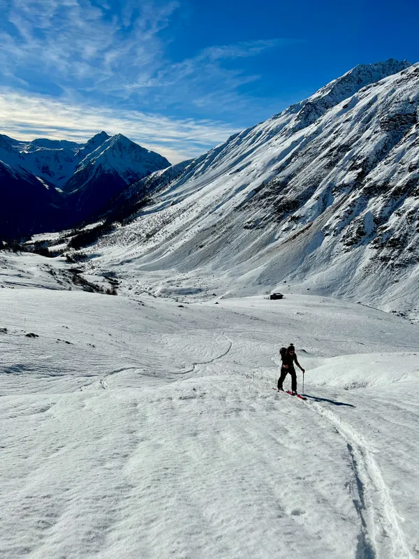 Aufstieg im Val Tuoi