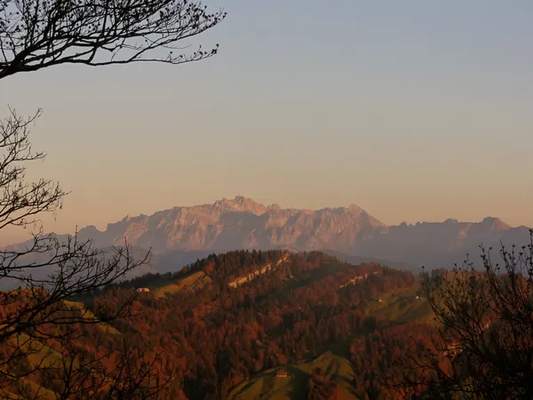 Säntis und Tweralpspitz von der Höchhand aus gesehen