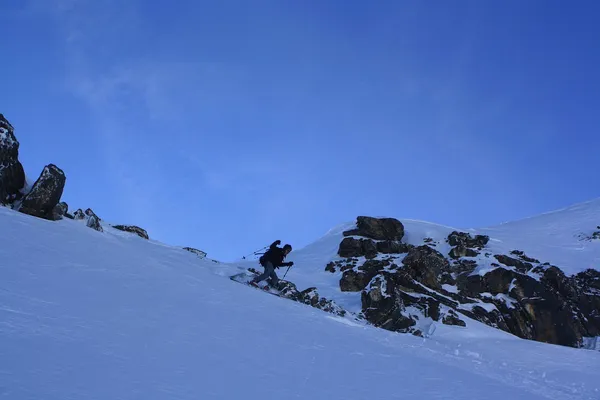 Einfahrt in die Nordflanke des Albristhorns