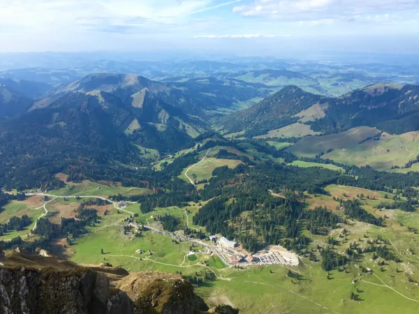 Blick hinunter zur Schwägalp