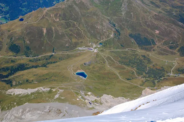 Tiefblick auf die Kleine Scheidegg