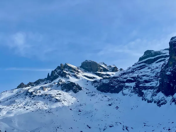 Blick zurück; in der Bildmitte der Ruchstock und links davon die Hasenstöck