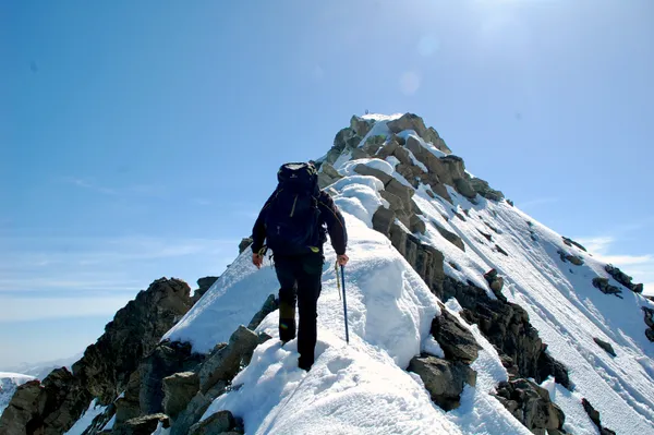 Die letzten Meter zum Gipfelkreuz