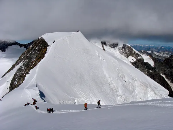 Blick vom Ost- zum Mittelgipfel