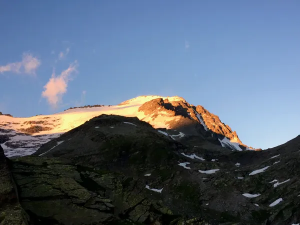 Blick auf die Route von Morgen (am rechten Bildrand)