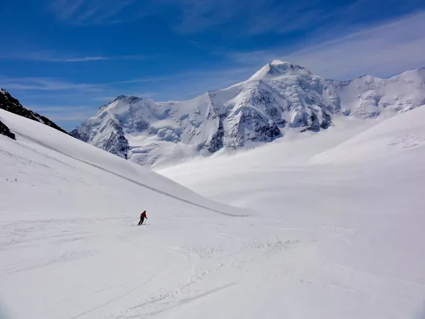 Abfahrt über den Kranzbergfirn