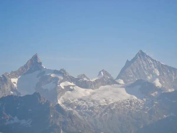 Zinalrothorn und Weisshorn