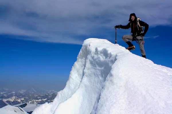 Auf dem Liskamm Ostgipfel