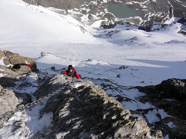 Tolle Kletterei am Clariden