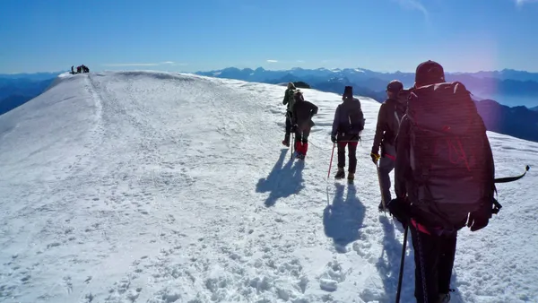 Auf dem Gipfelplateau