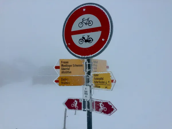 Beim Stofel. Leider Fahrverbot.