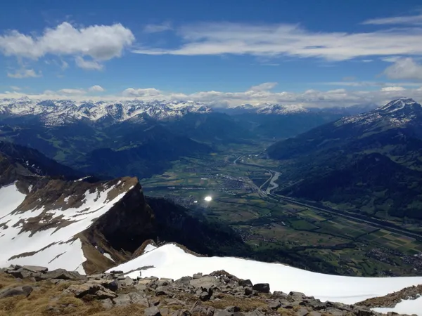 Blick ins obere Rheintal