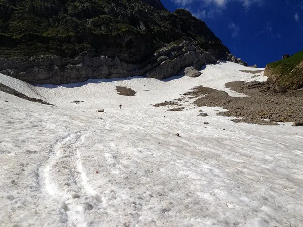 Skifahren am Rotsteinpass