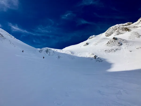 Der letzte Steilhang vor der Scharte