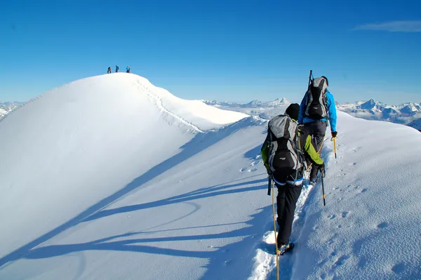 Die letzten Meter zum Weissmies-Gipfel