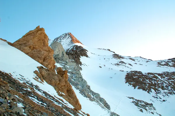 Der weitere Aufstieg zum Weissmies