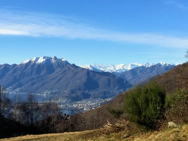 Locarno, und die Walliser Viertausender