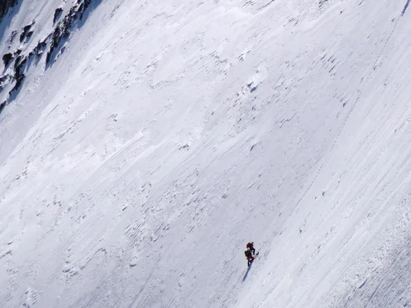 Bergsteiger in der Nordwand
