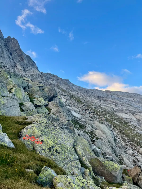 Hier trennen sich alter und neuer Gletscher-Zustieg