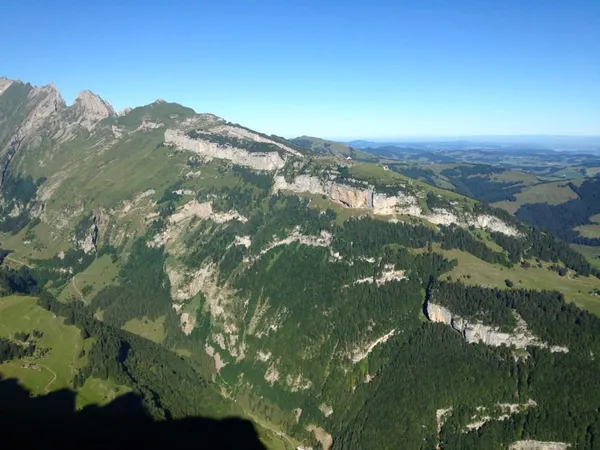 Westliche Alpsteinkette mit Schäfler und Ebenalp