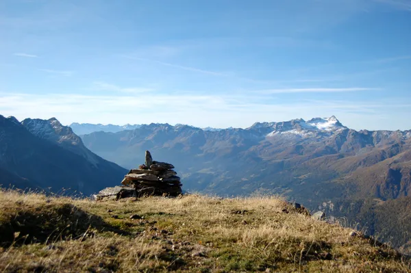Schöne Weitsicht nach Italien