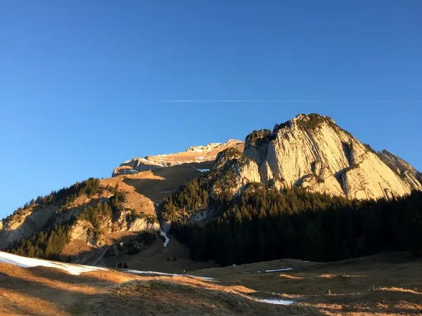 Blick vom Gamplüt in Richtung Schafberg