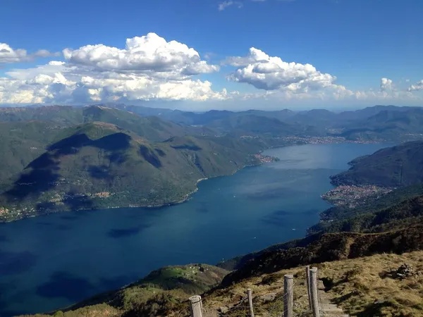 Blick vom Rifugio al Legn. Wohl die Hütte mit der schönsten Aussicht, die ich kenne