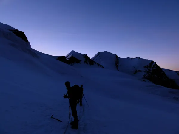 Start am nächsten Morgen zum Pollux und Castor