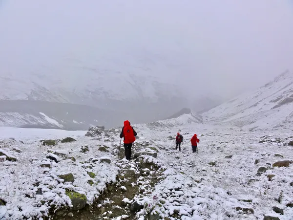 Abstieg von der Tschiervahütte