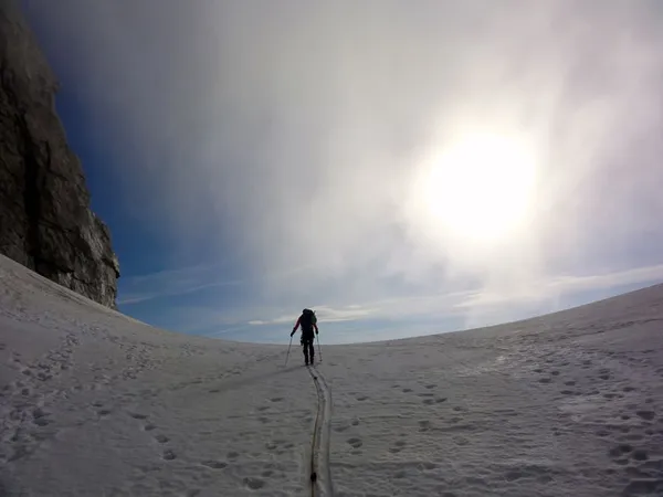 Ankunft auf dem Oberaarjoch